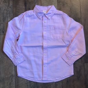 Gymboree pink button down dress shirt